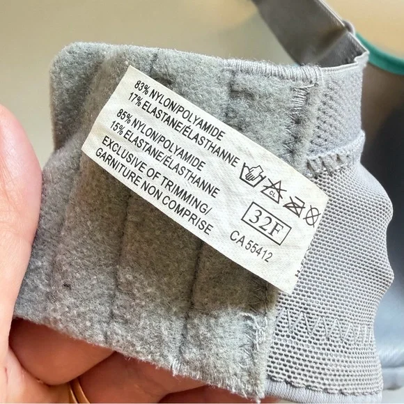 Fit Fully Yours Pauline Underwire Sports Bra High Impact Workout size 32F 32ddd - Picture 6 of 7